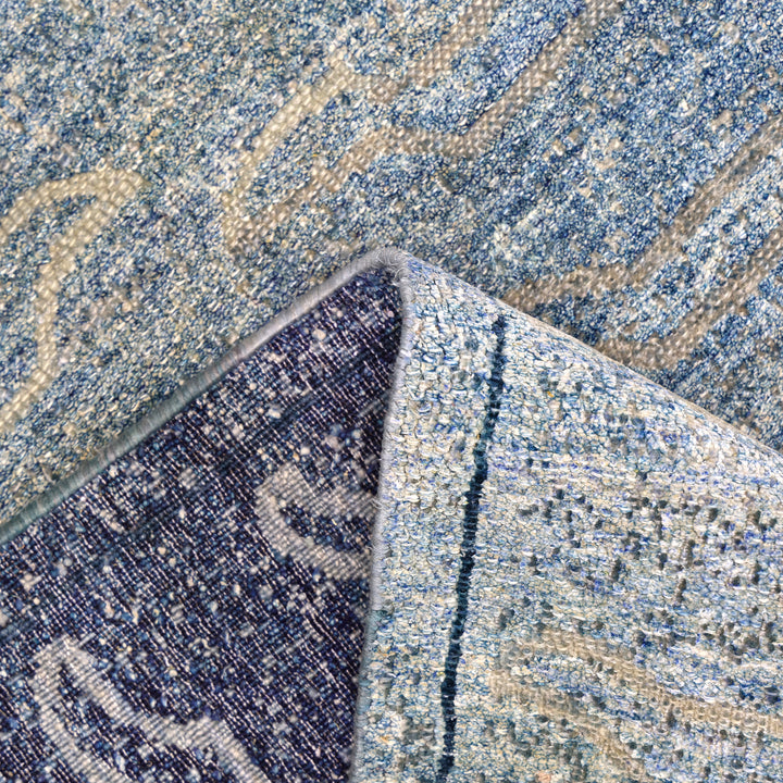 Blue Alchemy Textured Wool Rug - 3'11" x 6'4"