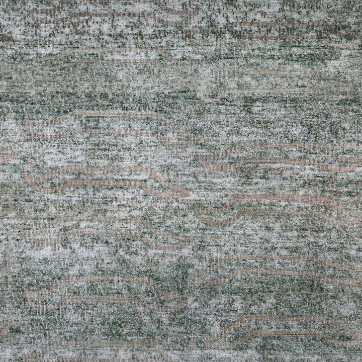 Green Alchemy Textured Wool Rug - 4'1" x 6'