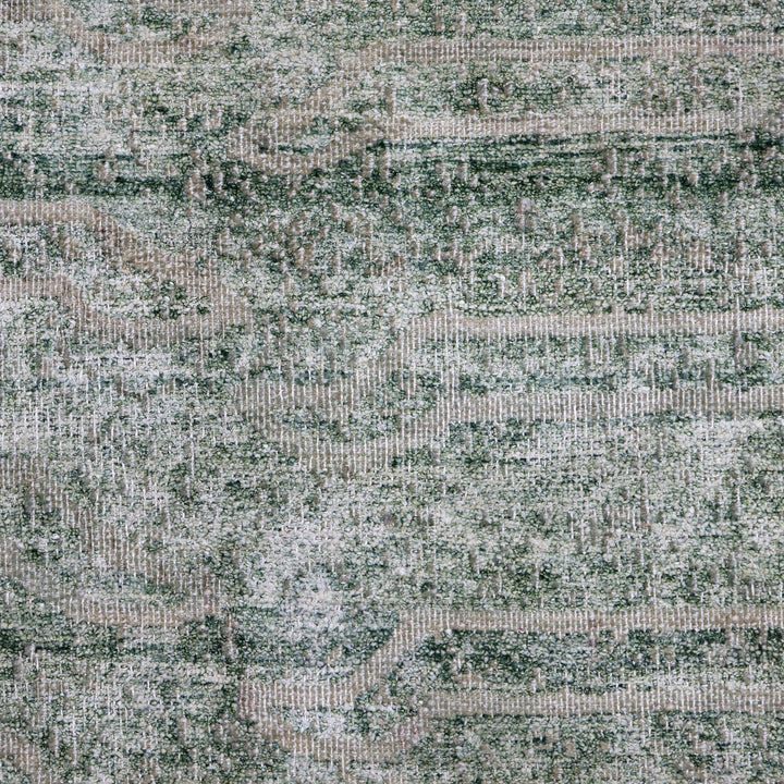 Green Alchemy Textured Wool Rug - 4'1" x 6'