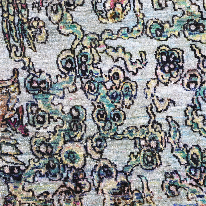 Grey Alchemy Transitional Silk Rug - 8'10" x 12'7"