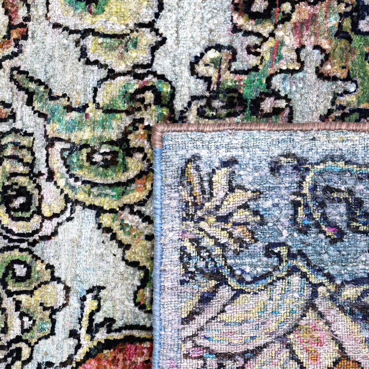 Grey Alchemy Transitional Silk Rug - 8'10" x 12'7"