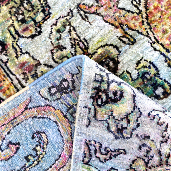 Grey Alchemy Transitional Silk Rug - 8'10" x 12'7"