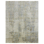 Multicolored Traditional Silk Rug - 6' x 9'