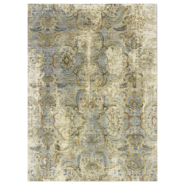 Multicolored Traditional Silk Rug - 6' x 9'