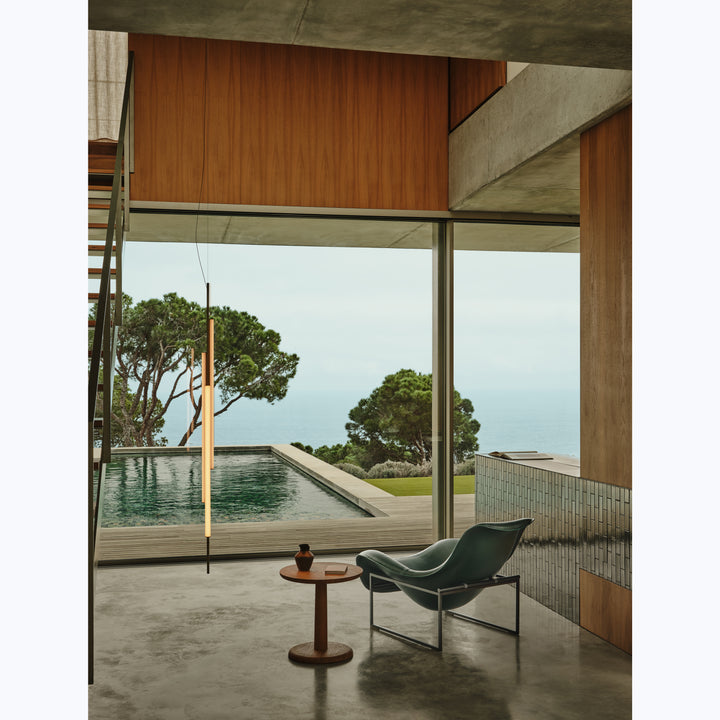 Ambrosia Tri-Light Hanging Pendant Black / 68.9" / Warm White