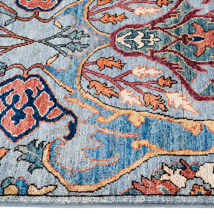 Grey Traditional Serapi Wool Runner - 2'10" x 10'