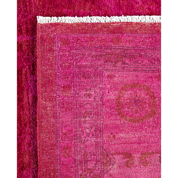 Pink Overdyed Wool Rug - 8'3" x 10'1"