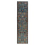 Light Blue Traditional Serapi Wool Runner - 2'7" x 9'11"