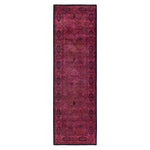 Pink Overdyed Wool Rug - 2'8" x 8'8"