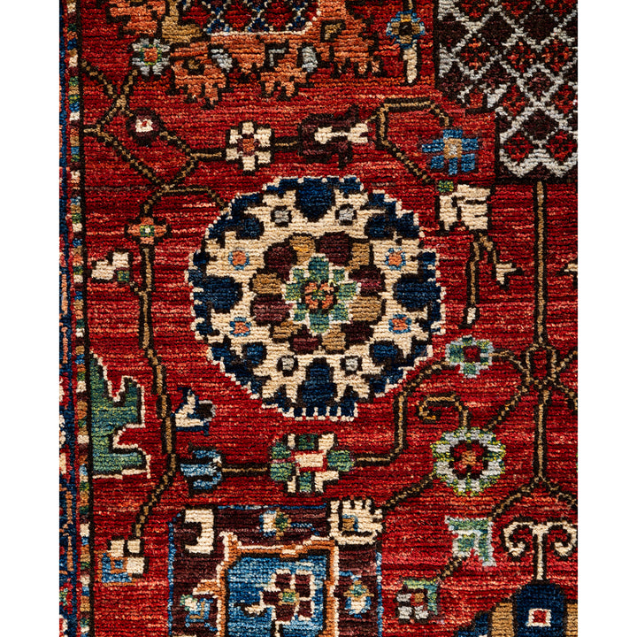 Red Traditional Serapi Wool Runner - 2'7" x 11'4"