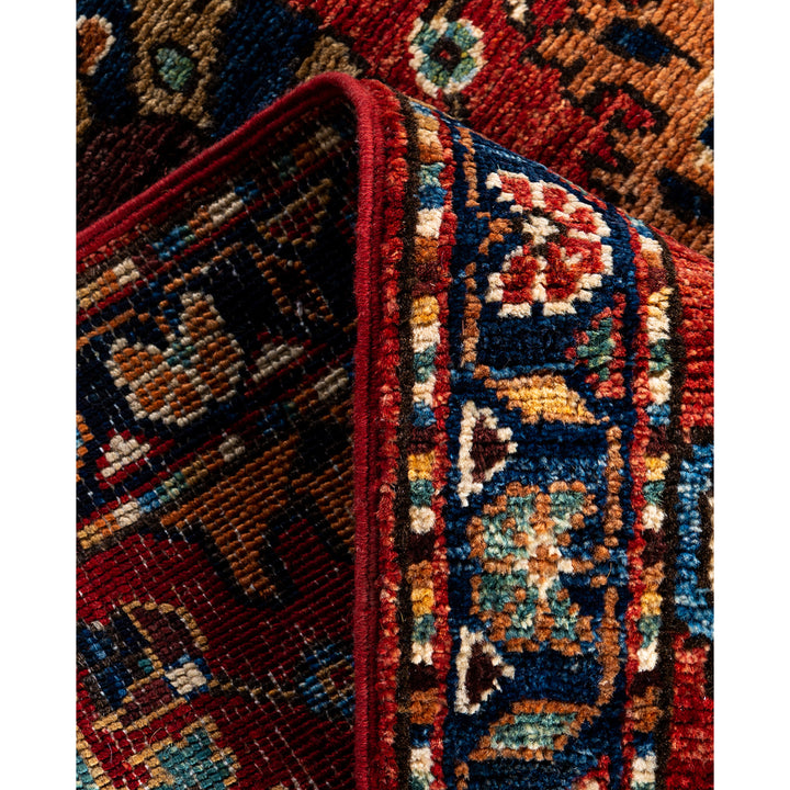 Red Traditional Serapi Wool Runner - 2'7" x 11'4"