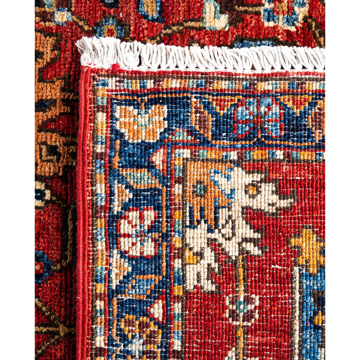 Red Traditional Serapi Wool Runner - 2'7" x 11'4"