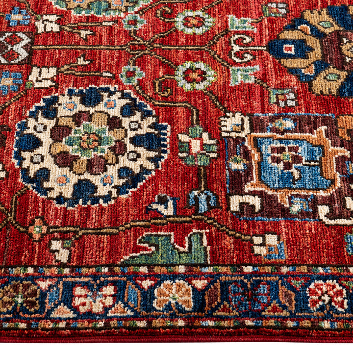 Red Traditional Serapi Wool Runner - 2'7" x 11'4"