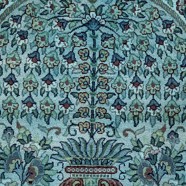 Beige Overdyed Wool Rug - 12'1" x 17'10"