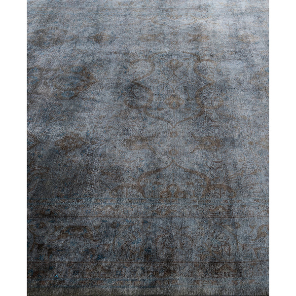 Grey Overdyed Wool Rug - 6'2" x 9'5"