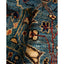 Light Blue Traditional Serapi Wool Runner - 2'8" x 9'9"