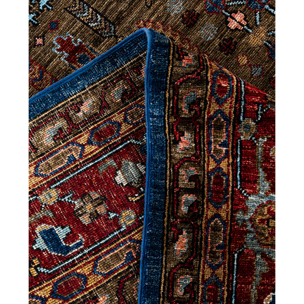 Red Traditional Serapi Wool Rug - 8'2" x 9'11"