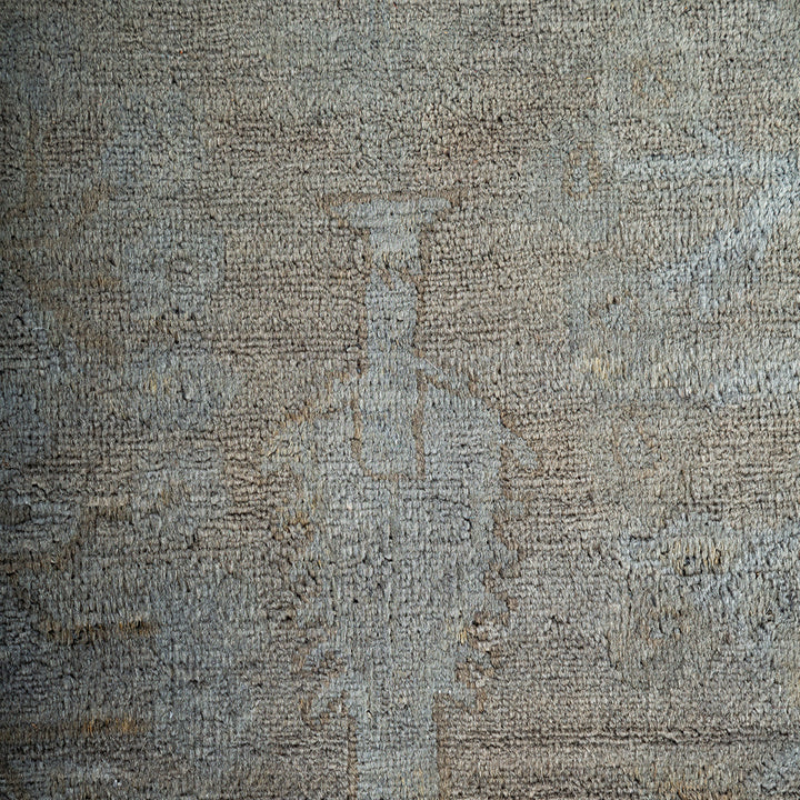 Grey Overdyed Wool Rug - 11'10" x 14'10"