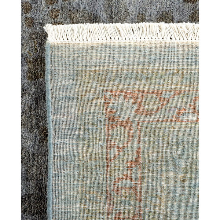 Grey Overdyed Wool Rug - 10' x 13'7"