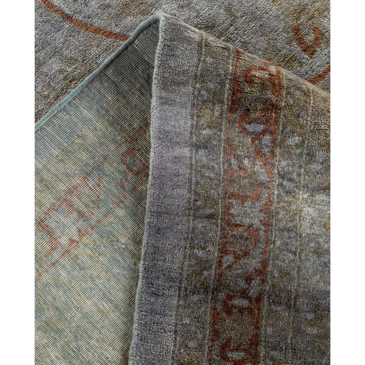 Grey Overdyed Wool Rug - 10' x 13'7"