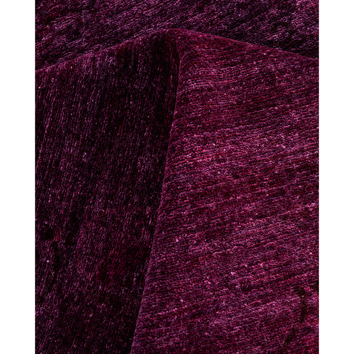 Pink Overdyed Wool Rug - 8'1" x 10'3"