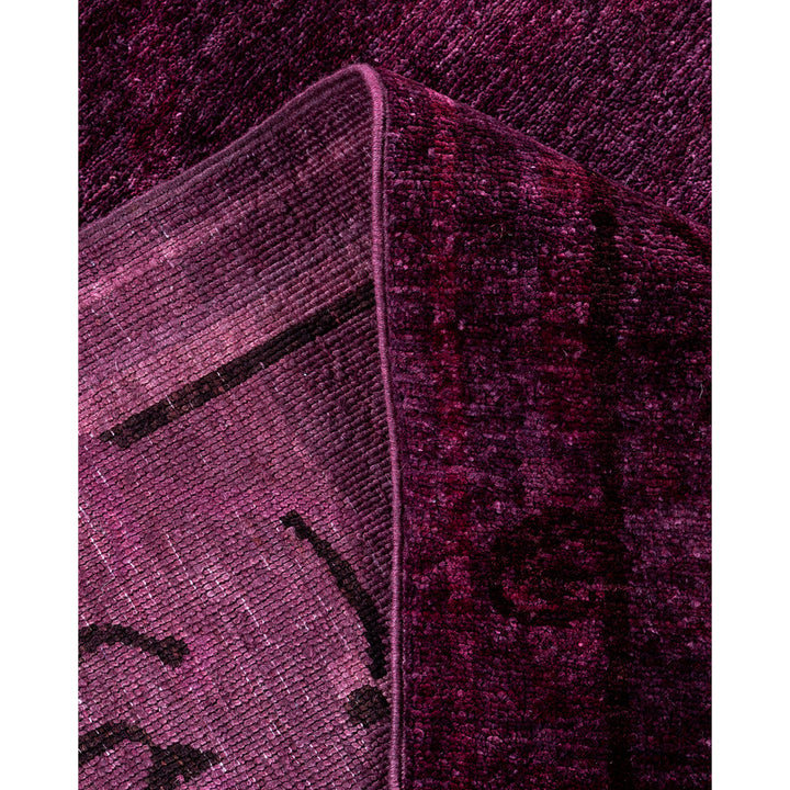 Pink Overdyed Wool Rug - 8'1" x 10'3"