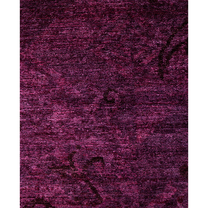 Pink Overdyed Wool Rug - 8'1" x 10'3"