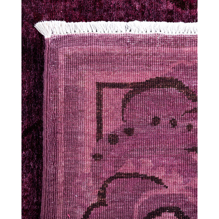 Pink Overdyed Wool Rug - 8'1" x 10'3"