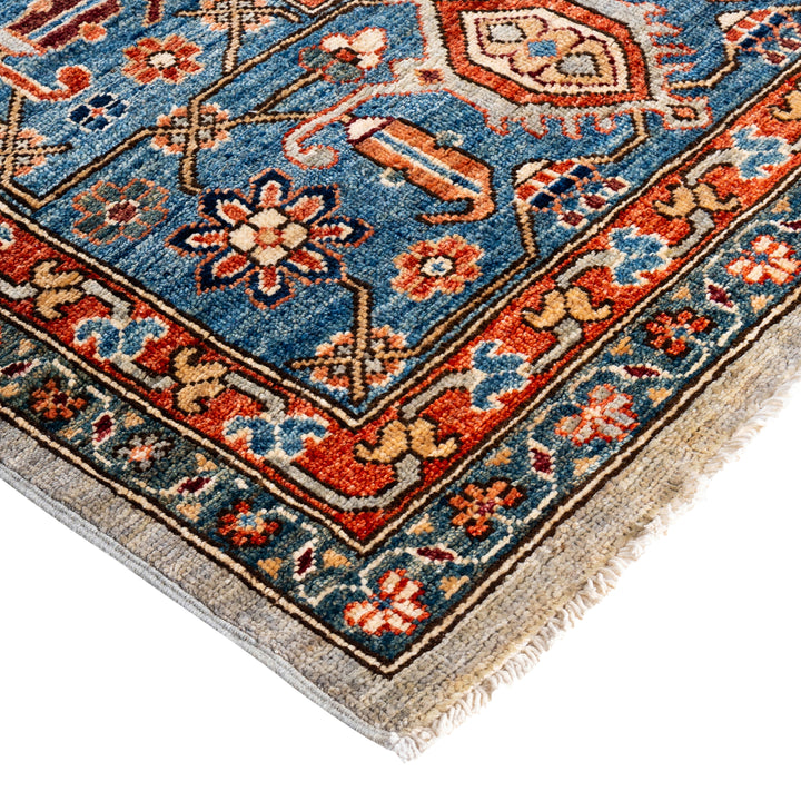 Grey Traditional Serapi Wool Rug - 9'1" x 12'2"