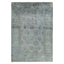 Silver Overdyed Wool Rug - 6'1" x 8'10"