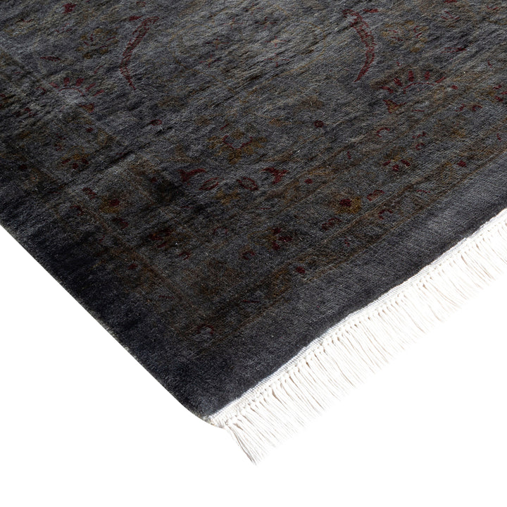 Grey Overdyed Wool Rug - 9'3" x 12'5"