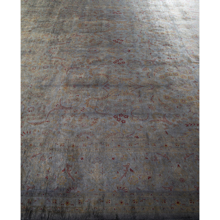 Grey Overdyed Wool Rug - 9'3" x 12'5"