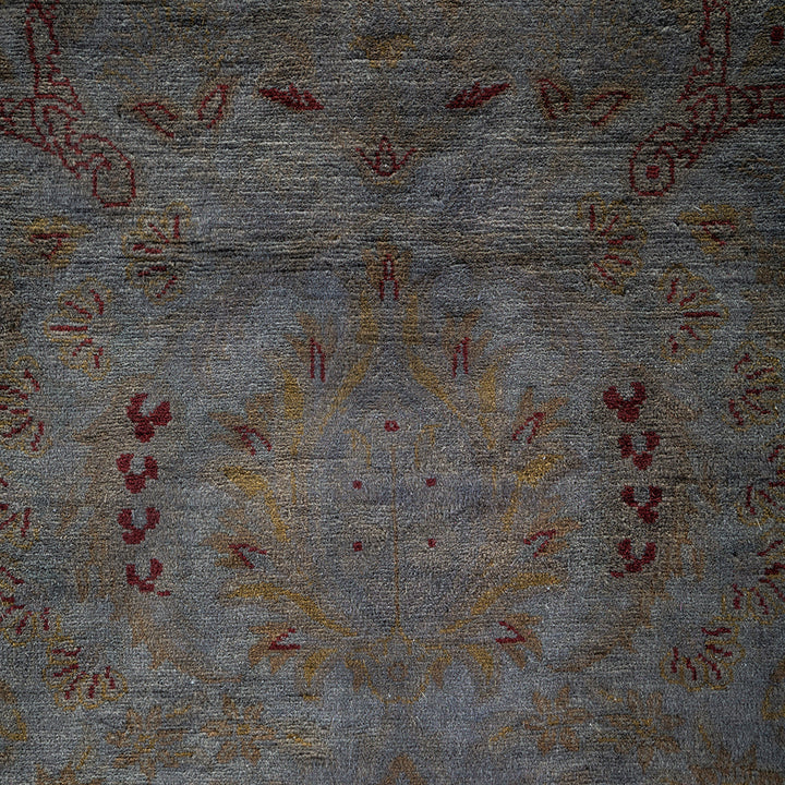Grey Overdyed Wool Rug - 9'3" x 12'5"