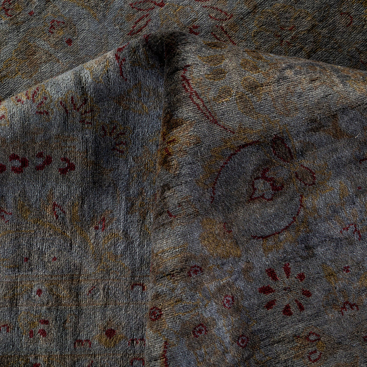 Grey Overdyed Wool Rug - 9'3" x 12'5"