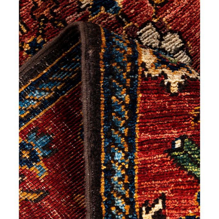 Red Traditional Serapi Wool Rug - 2'9" x 19'2"