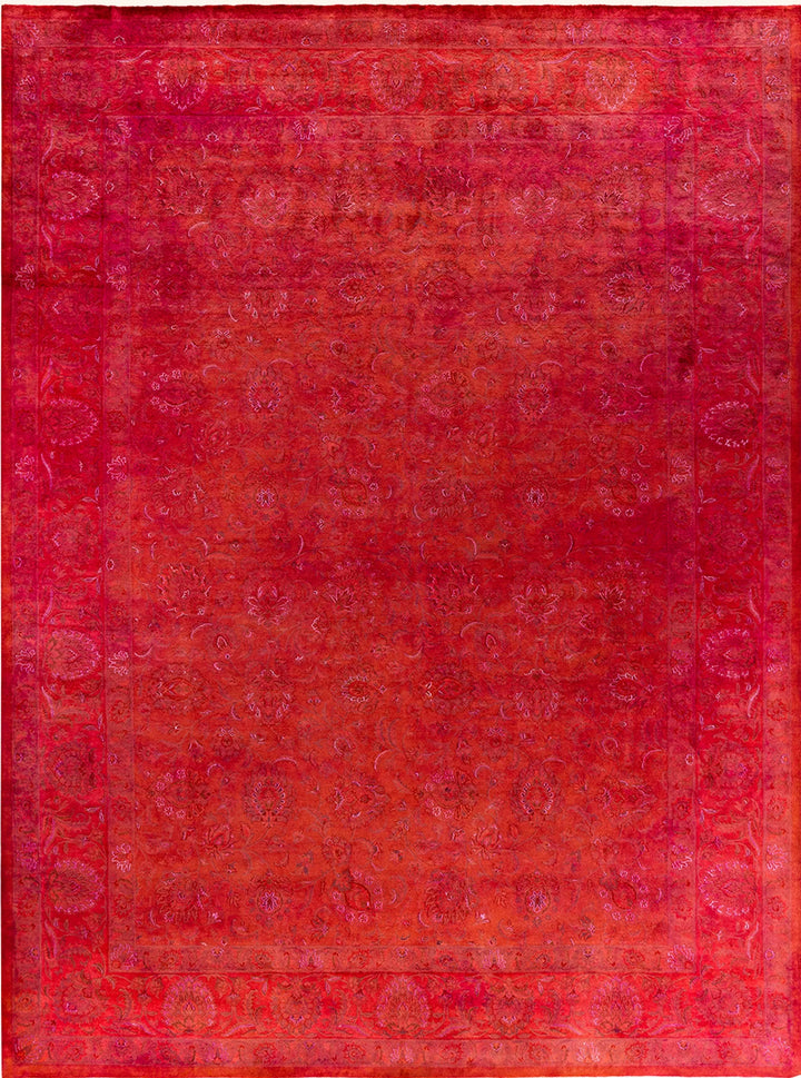 Orange Samsara Wool Rug - 9'2" x 12'4"