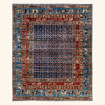 Multicolored Traditional Serapi Wool Rug - 8' x 9'8"