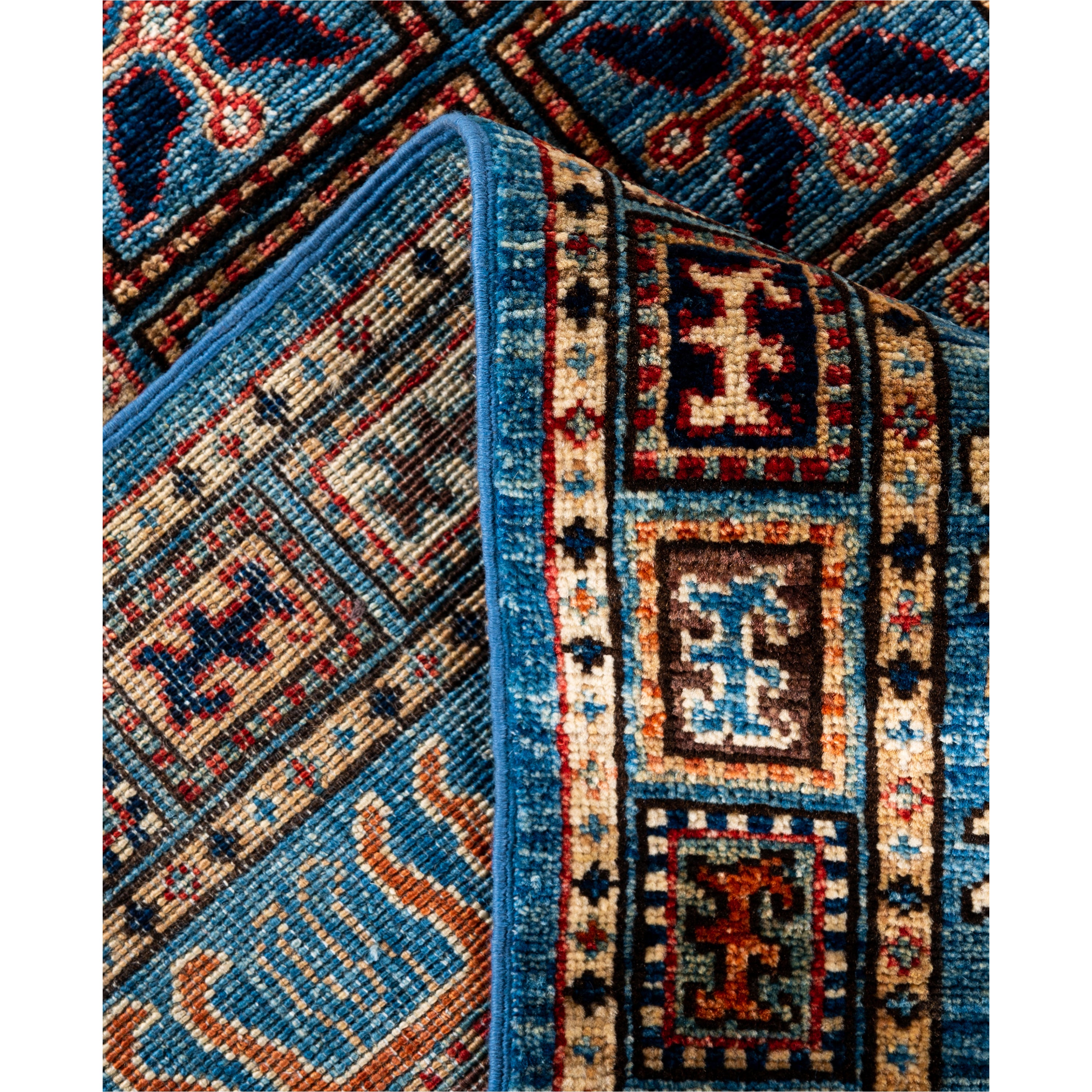 Multicolored Traditional Serapi Wool Rug - 8' x 9'8"