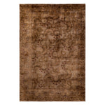Beige Overdyed Wool Rug - 6'1" x 9'1"