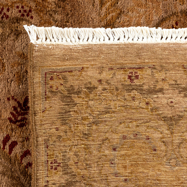 Beige Overdyed Wool Rug - 6'1" x 9'1"