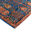 Blue Traditional Serapi Wool Rug - 2'9" x 9'10"