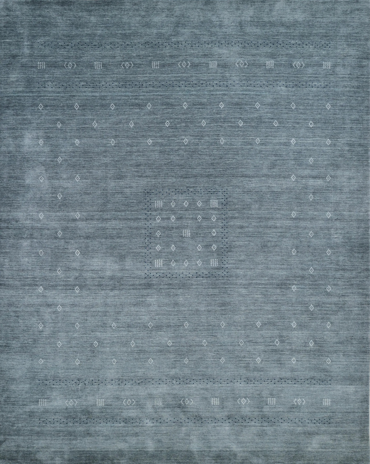 Solid Indo Gabbeh Wool Rug