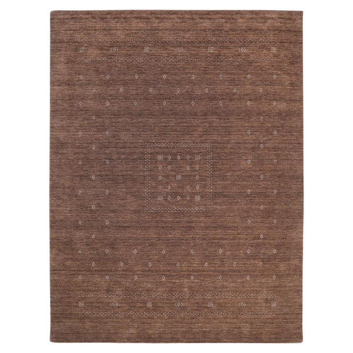 Solid Indo Gabbeh Wool Rug