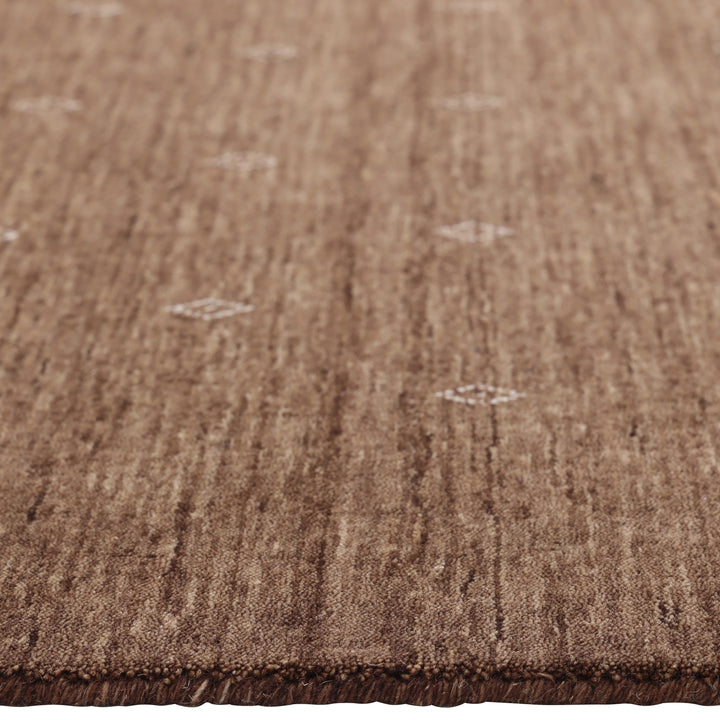 Solid Indo Gabbeh Wool Rug