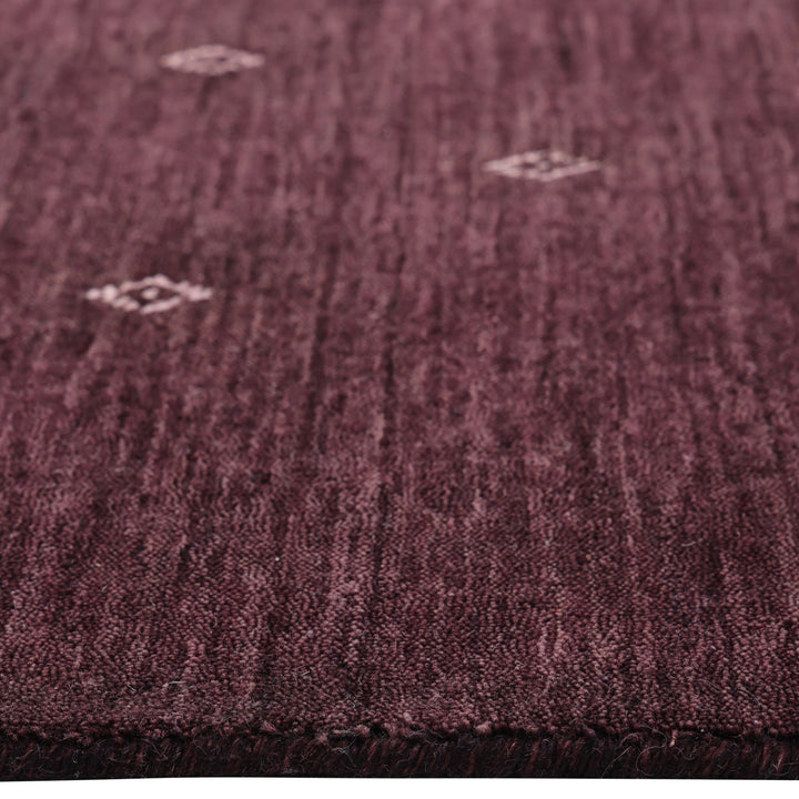 Solid Indo Gabbeh Wool Rug