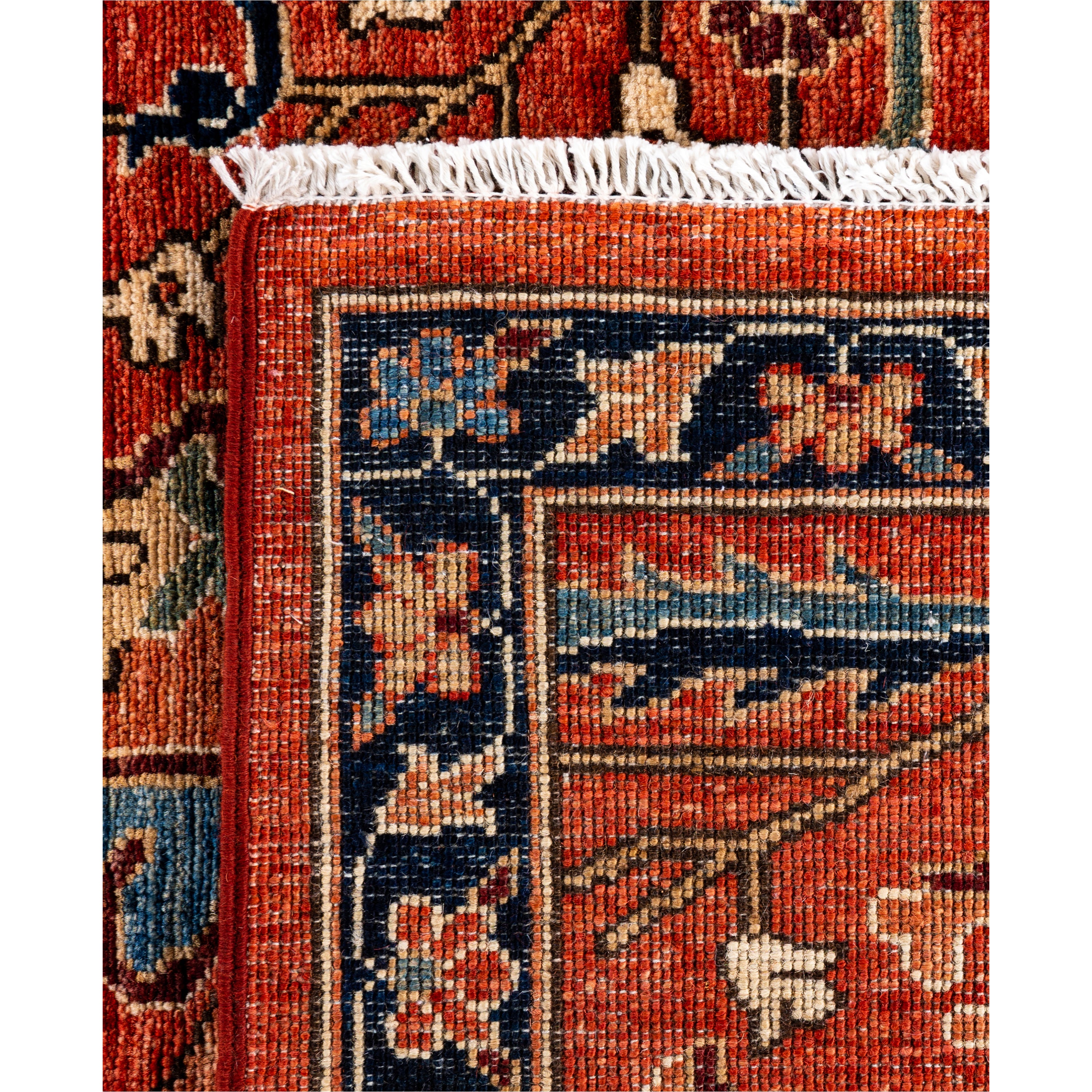 Red Traditional Serapi Wool Rug - 8'10" x 12'