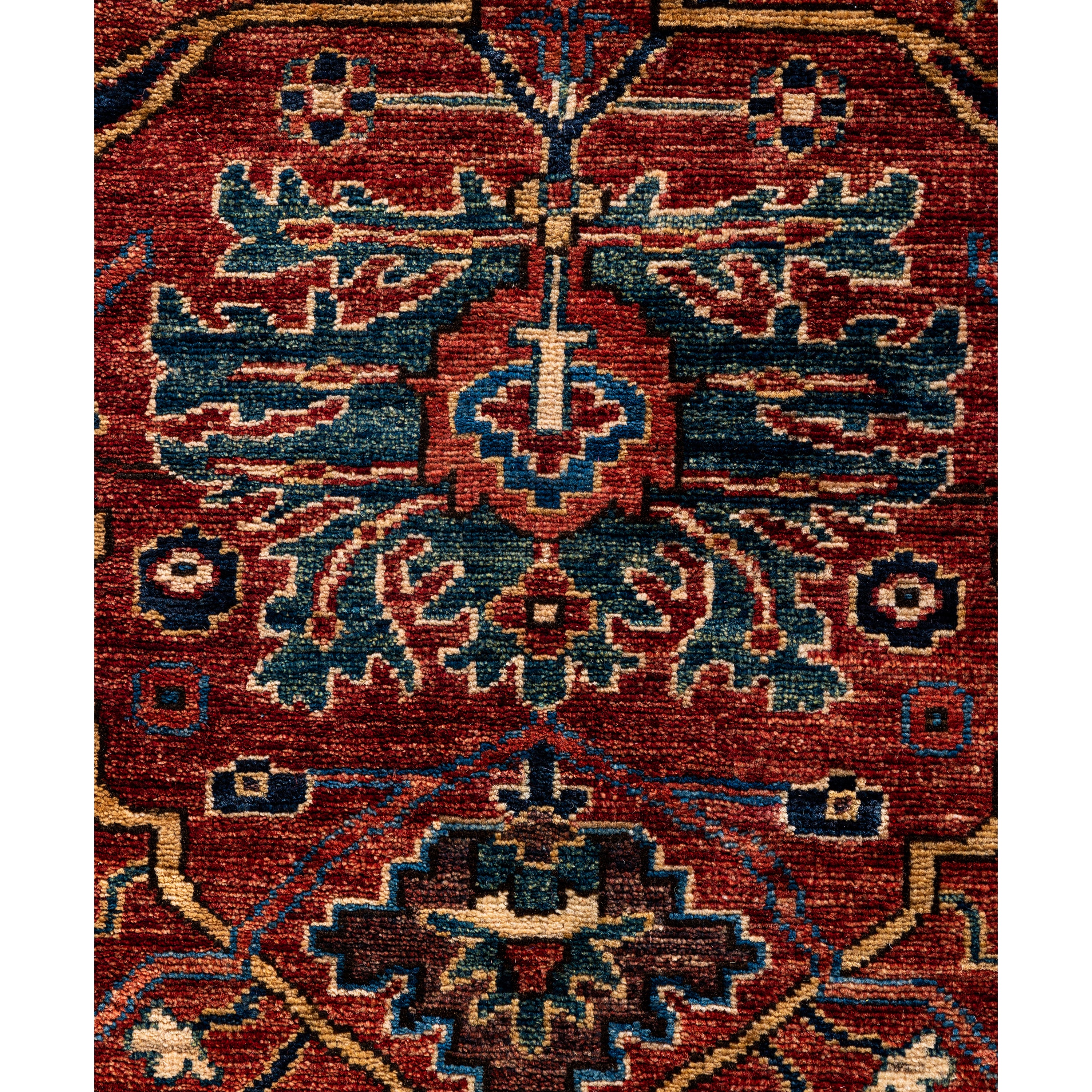 Red Traditional Serapi Wool Rug - 8'10" x 11'8"