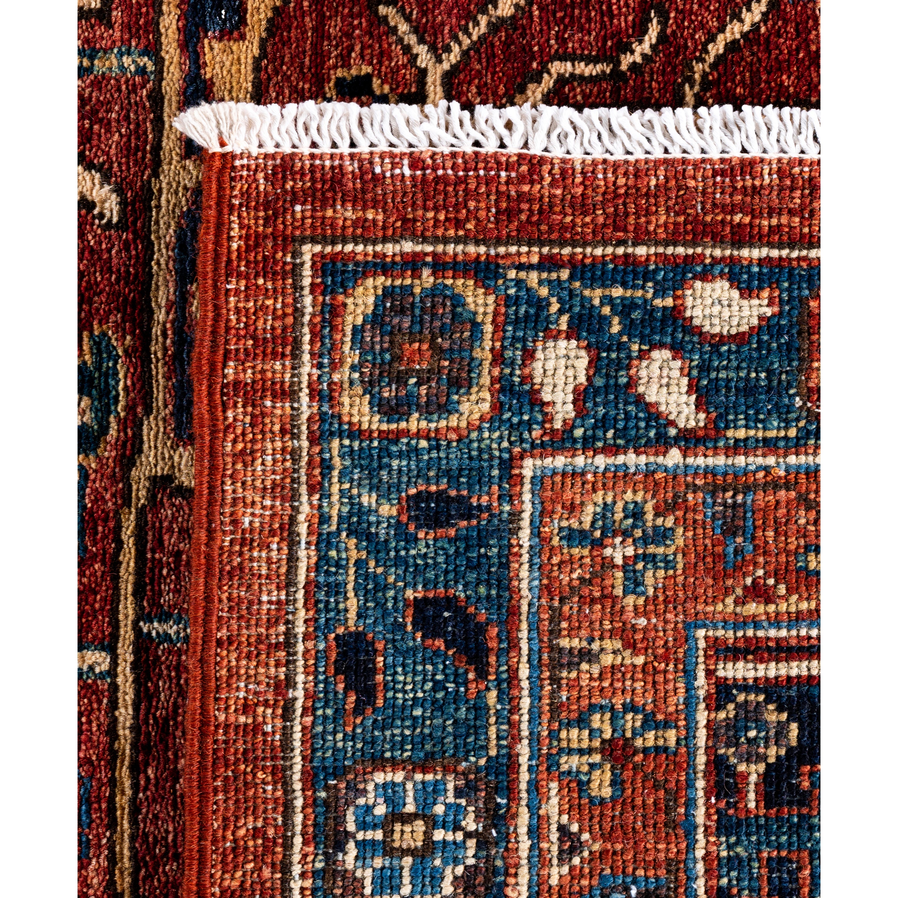 Red Traditional Serapi Wool Rug - 8'10" x 11'8"