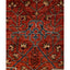 Orange Traditional Serapi Wool Rug - 9' x 12'