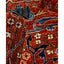 Orange Traditional Serapi Wool Rug - 9' x 12'